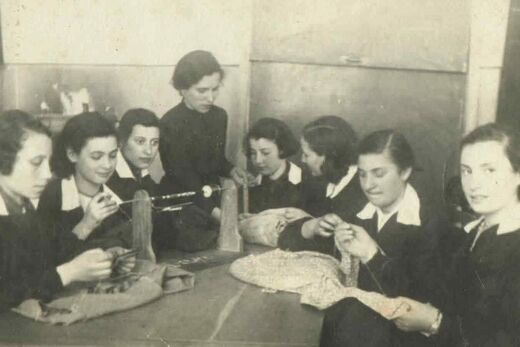 10 The third year class of seamstresses 1938 Norma is second from the left