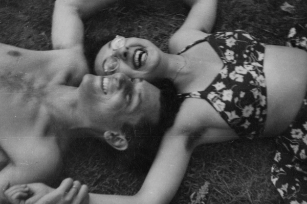 Leslie and Judy, circa 1948.