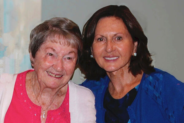 Vera Kittel with her daughter and Sustaining Memories writing partner, Margaret Kittel Canale.