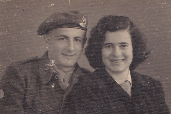 Bracha with her future husband, Jack (Yaakov) Scheinman. Israel, 1950s.