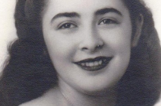 Helen at seventeen years old. Canada, circa 1949.