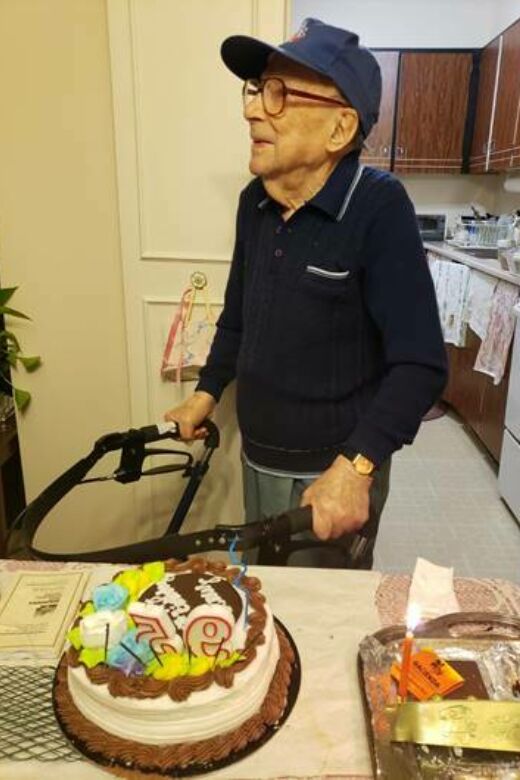 Benny on his 95th birthday. Toronto, 2019.
