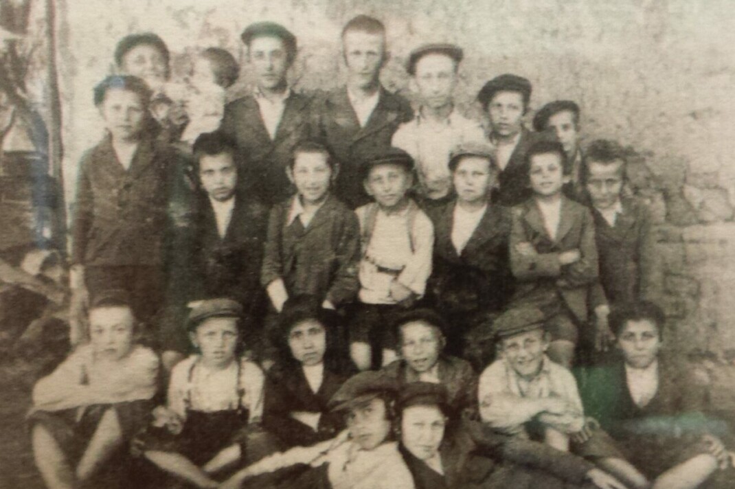 Four survived in this class of 22 cheder students Arnold Friedman is in the last row first from right