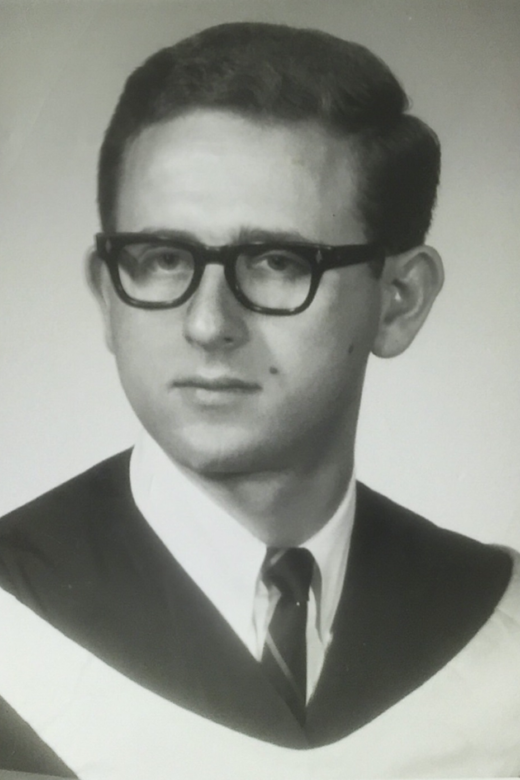 Joe’s graduation picture from the University of Western Ontario (now Western University). London, Ontario, circa late 1960s.