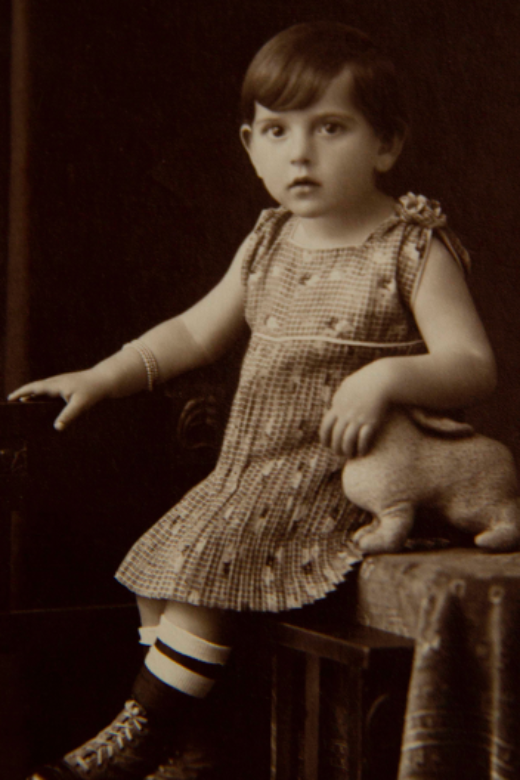Edith at two years old. Sighet, Romania, 1928.