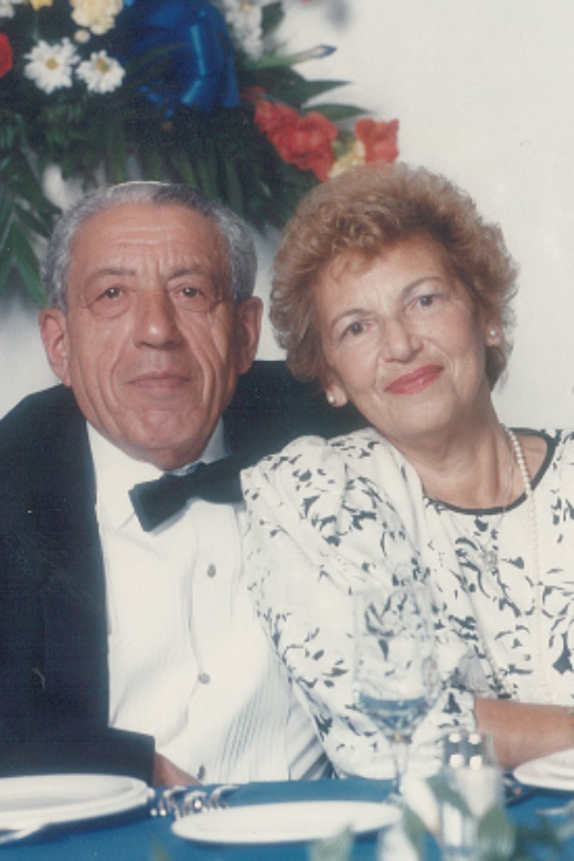 Chaim and Regina on the occasion of their grandson’s bar mitzvah. Toronto, 1989.